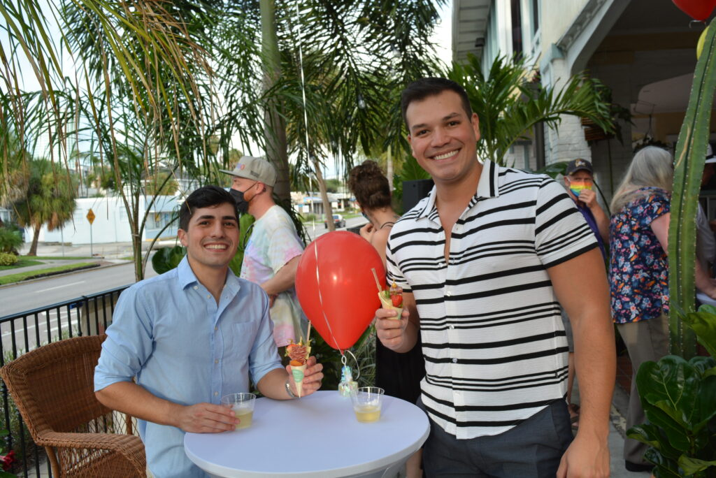 PFLAG Tampa community celebrating the chapter's 10th anniversary