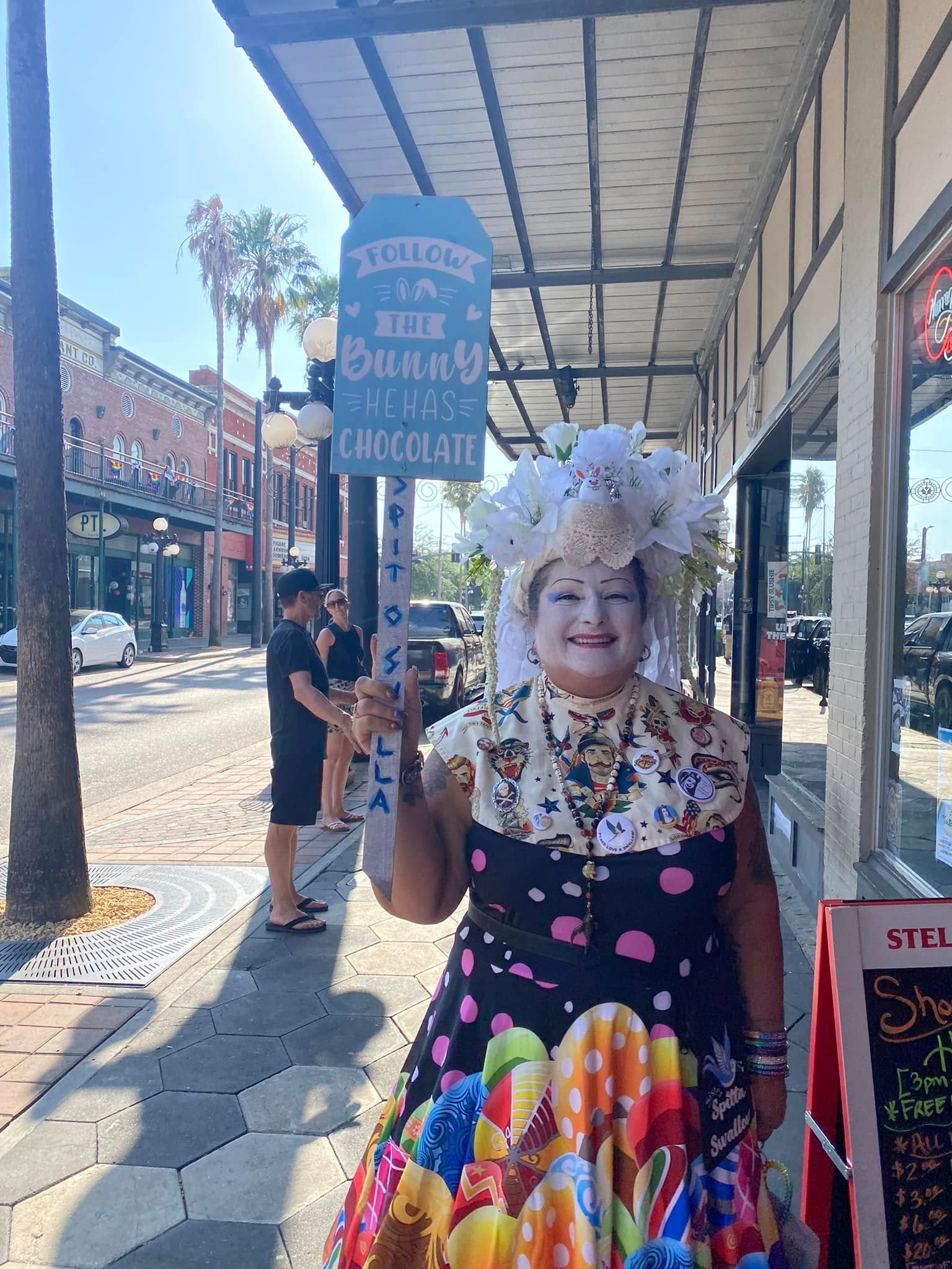 Sinfully Sweet participants wearing creative bonnets