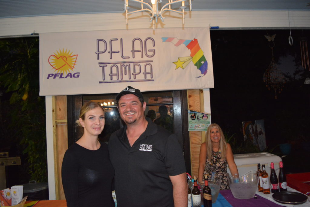 Community fundraiser supporting PFLAG Tampa with the founders of NY NY Pizza in Ybor City