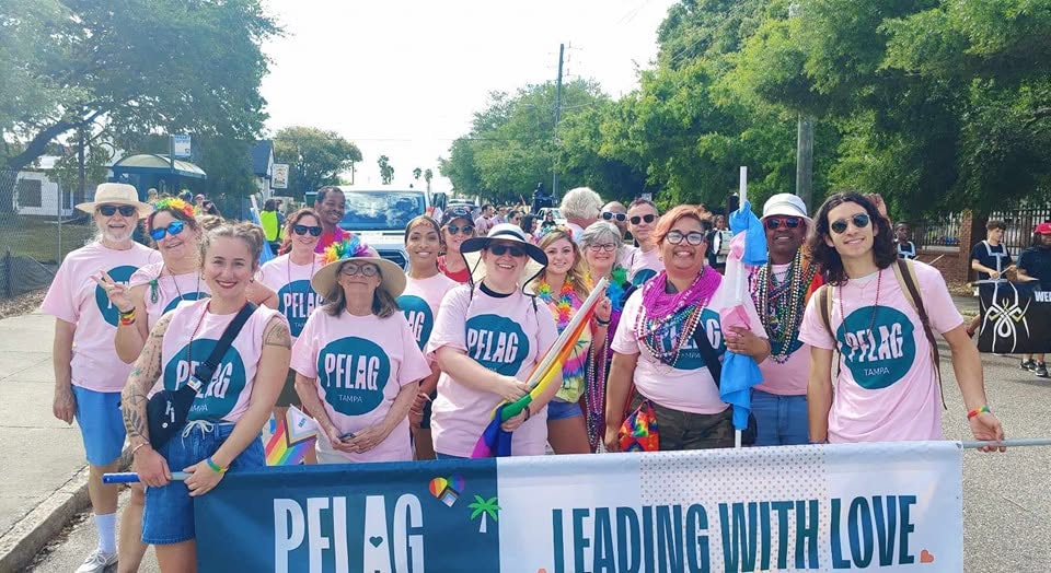 PFLAG Tampa participating in Pride in 2024