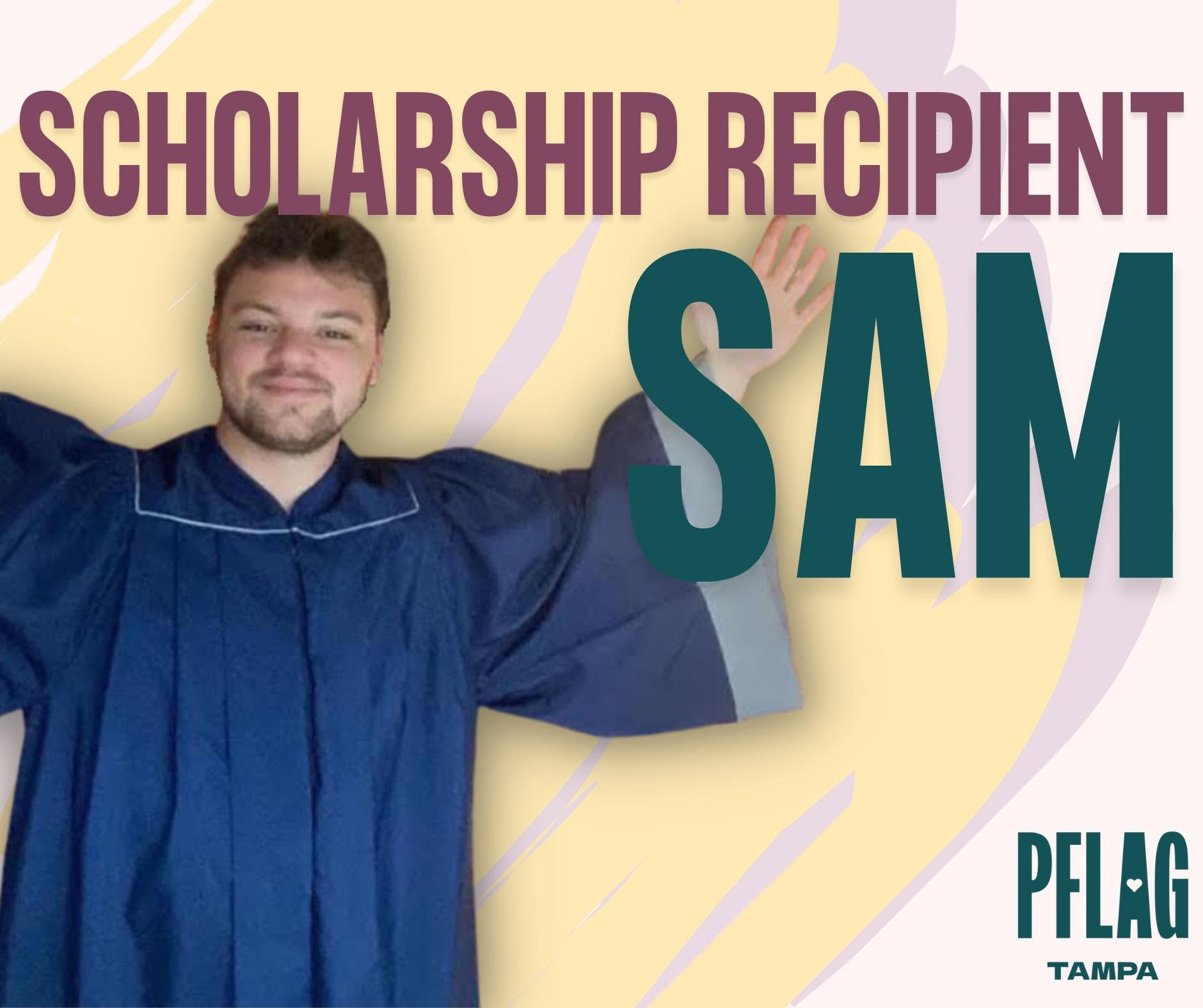 Sam, PFLAG Tampa scholarship recipient